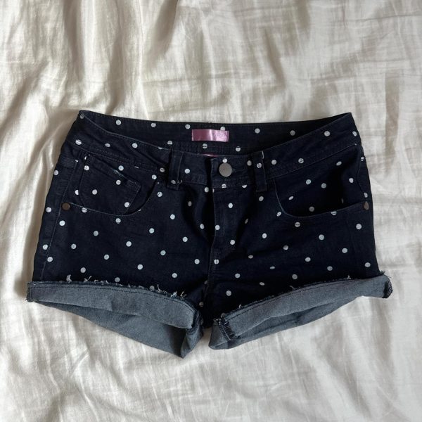 Women's Navy and Black Shorts