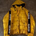 Guess Men's Yellow Coat