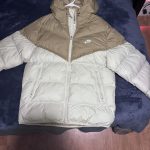 Nike Men's Cream and White Jacket - Image 4