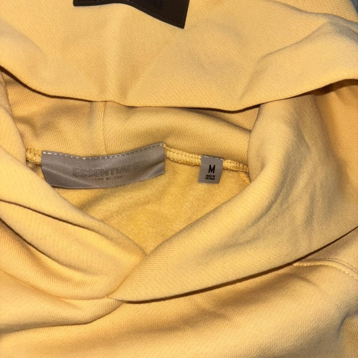 Essentials Men's Yellow and Cream suit - Image 3
