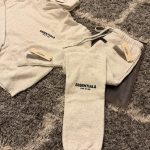 Fear of God Men's Grey and Cream suit - Image 4