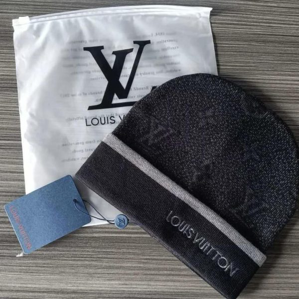 Louis Vuitton  Black Beanie