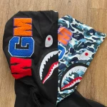 BAPE Men's Black Hoodie - Image 3