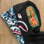 BAPE Men's Black Hoodie - Image 4