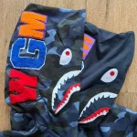 BAPE Men's Navy Hoodie - Image 4