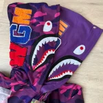 BAPE  Purple Hoodie - Image 3
