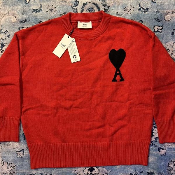 AMI Paris  Red Sweatshirt