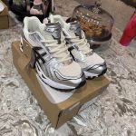 ASICS Men's White and Grey Trainers