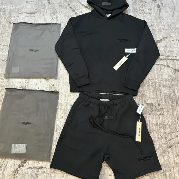 Essentials fear of God Hoodie and shorts