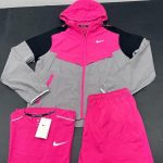 Nike Grey And Pink Miller Set