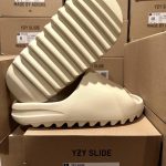 Yeezy Men's Tan Slides - Image 3