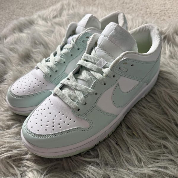 Nike White and Green Trainers