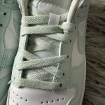 Nike White and Green Trainers - Image 2