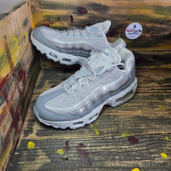 Nike White And Silver Trainers