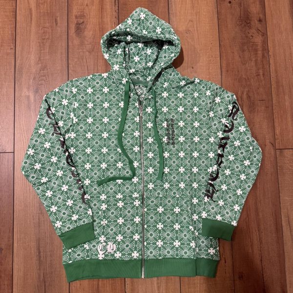Chrome Hearts Men's Green Multi Hoodie