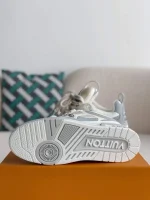 Louis Vuitton  Skate White & Grey Sneaker - Image 3