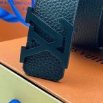 Men's Black  LV Belt - Image 4