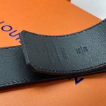 Men's Black  LV Belt - Image 3