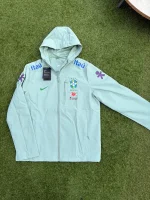 Brazil White Windbreaker