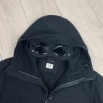 CP Company Shell Black Goggle Jacket - Image 3