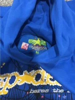Blue Spider Web Hoodie - Image 2