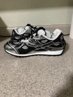 Silver  And Black Bottega Sneakers - Image 3